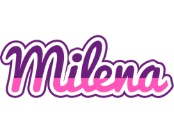 Milena cheerful logo