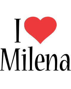 Milena i-love logo