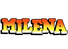 Milena sunset logo
