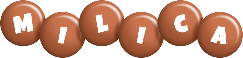 Milica candy-brown logo