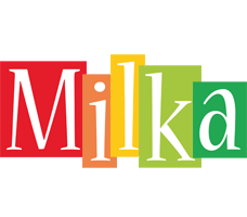 Milka colors logo