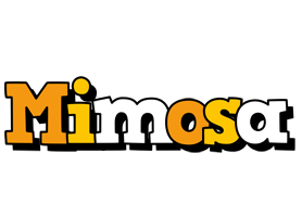 Mimosa cartoon logo