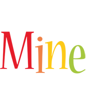 Mine birthday logo
