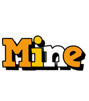 Mine cartoon logo