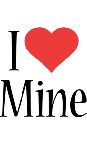 Mine i-love logo