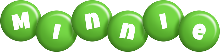 Minnie candy-green logo