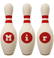 Mir bowling-pin logo