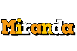 Miranda cartoon logo