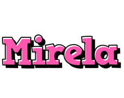 Mirela girlish logo