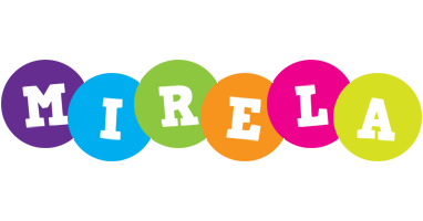 Mirela happy logo