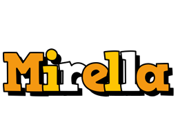 Mirella cartoon logo