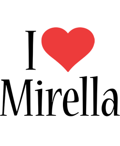 Mirella i-love logo