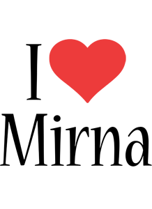 Mirna i-love logo