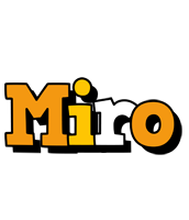 Miro cartoon logo