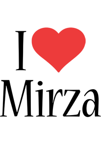 Mirza i-love logo