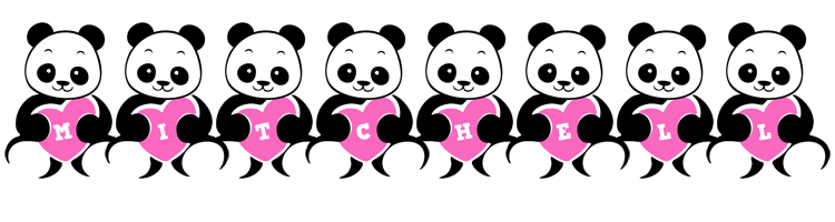 Mitchell love-panda logo
