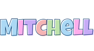 Mitchell pastel logo