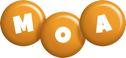 Moa candy-orange logo