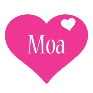 Moa love-heart logo