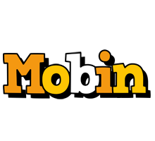 Mobin cartoon logo