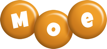 Moe candy-orange logo