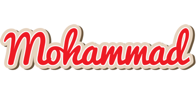 Mohammad chocolate logo