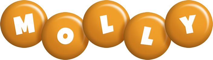 Molly candy-orange logo