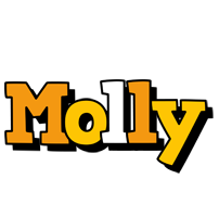 Molly cartoon logo