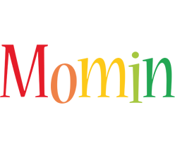 Momin birthday logo