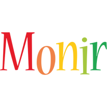Monir birthday logo