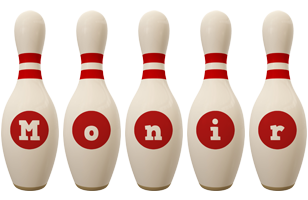 Monir bowling-pin logo