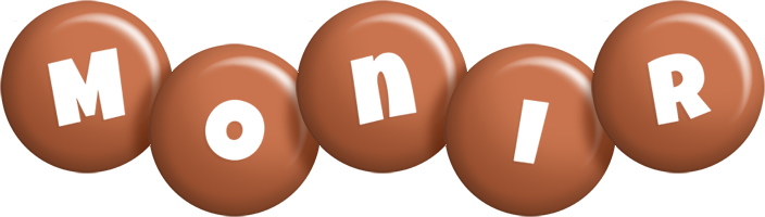 Monir candy-brown logo