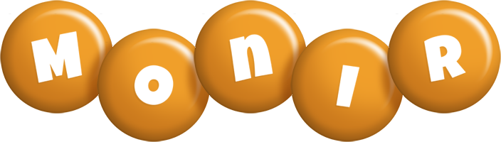 Monir candy-orange logo