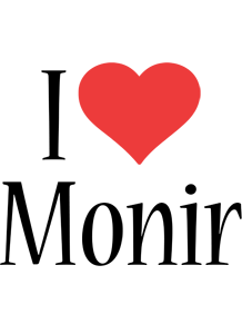 Monir i-love logo