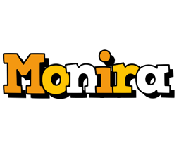 Monira cartoon logo