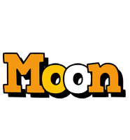 Moon cartoon logo