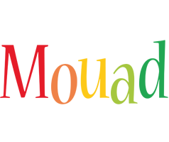 Mouad birthday logo