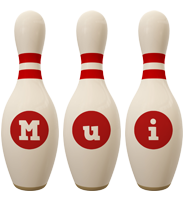 Mui bowling-pin logo