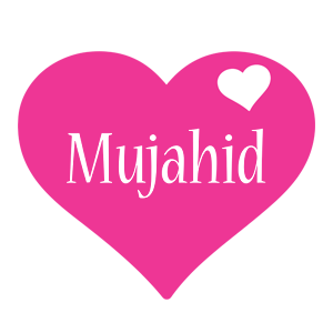 Mujahid love-heart logo