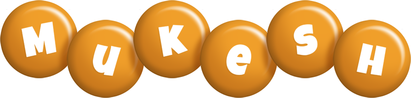 Mukesh candy-orange logo