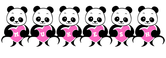 Mukesh love-panda logo