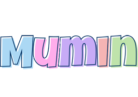 Mumin pastel logo