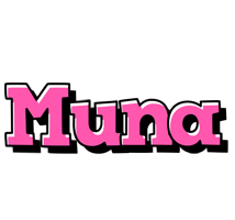 Muna girlish logo