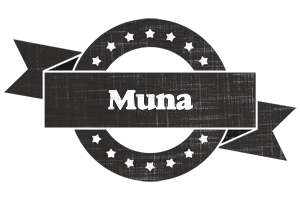 Muna grunge logo