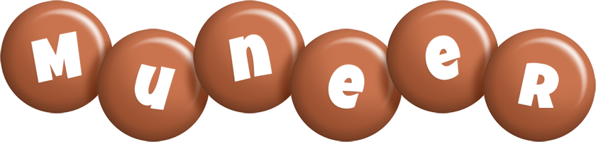 Muneer candy-brown logo