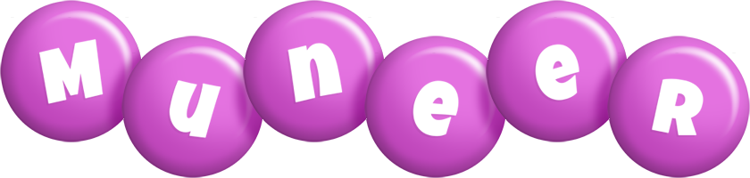 Muneer candy-purple logo