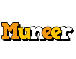Muneer cartoon logo