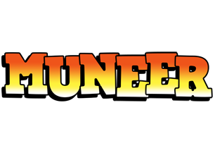 Muneer sunset logo