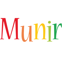 Munir birthday logo