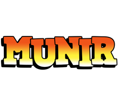 Munir sunset logo
